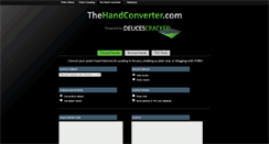 Desktop Screenshot of handconverter.com